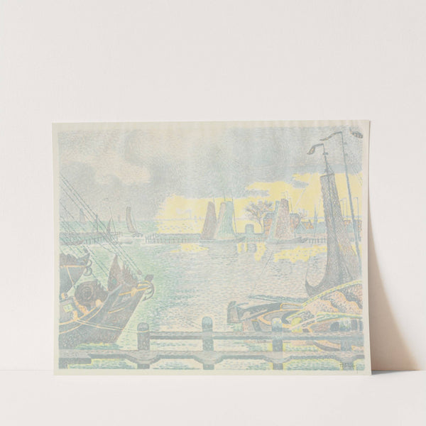 Boats at Flushing by Paul Signac