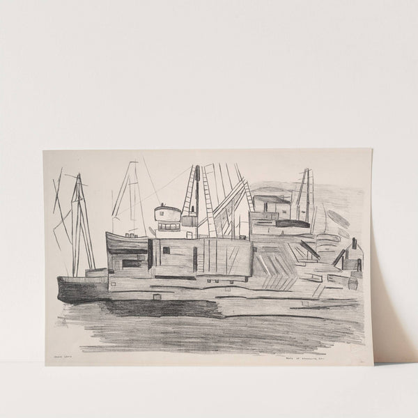 Boats at Sausalito by Jennie Lewis