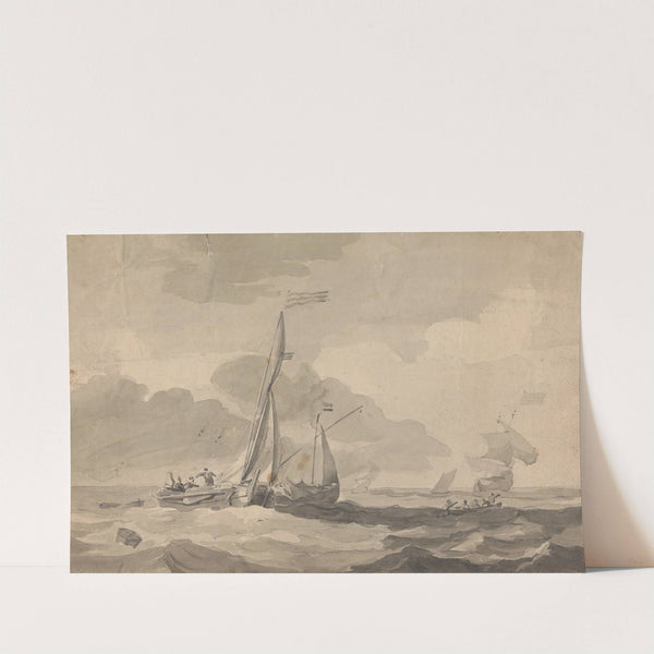 Boats at Sea by Sawrey Gilpin