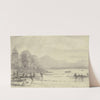 Boats at the Chiemsee by Friedrich Ernst Morgenstern