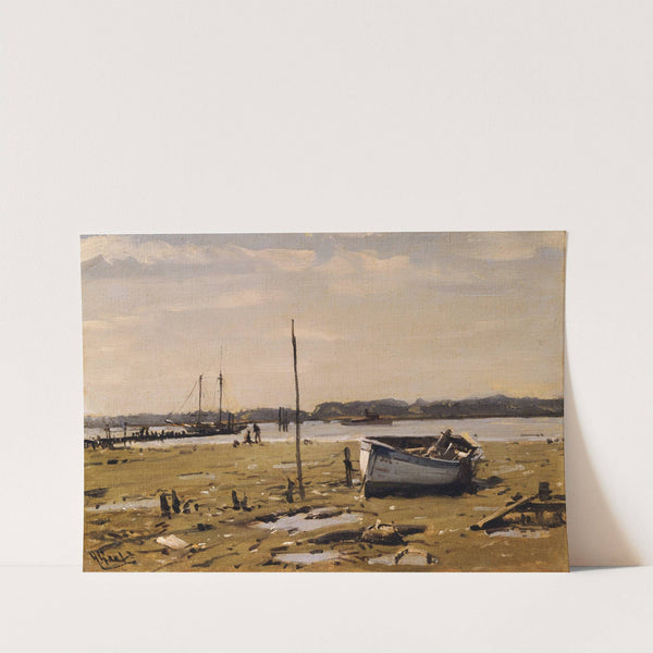 Boats at the Shore by William Gilbert Gaul