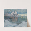Boats between the Mountains. Study from Lofoten by Anna Boberg