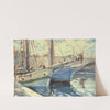 Boats in a harbour, St Tropez by Wilfrid Gabriel de Glehn