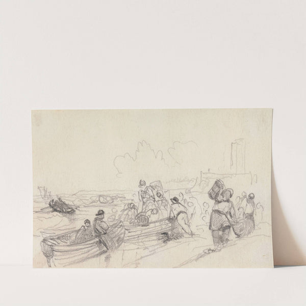 Boats Loading in a River by George Bryant Campion