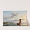 Boats on a Calm Sea (1847) by Hermanus Koekkoek