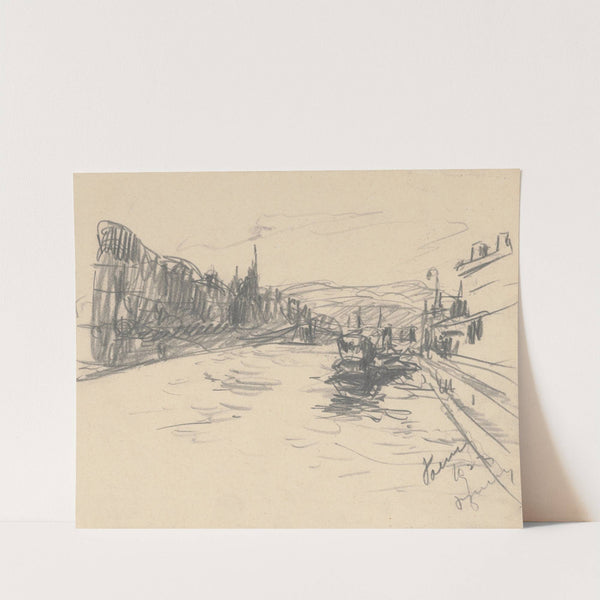 Boats on the River by Zolo Palugyay