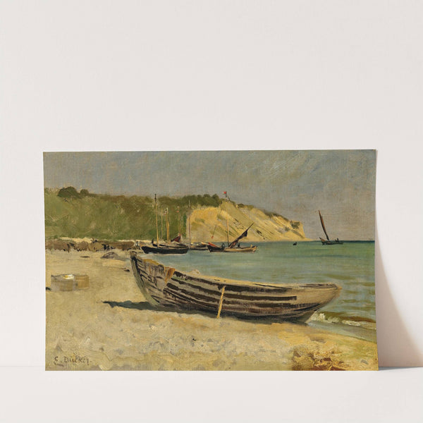 Boats on the Shore by Eugen Gustav Dücker