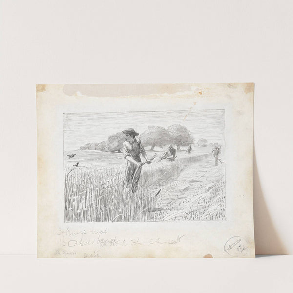 Bob’s Dilemma (or 'The Mowers') by Winslow Homer