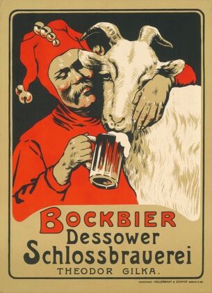 Bockbier. Dessower Schlossbrauerei Theodor Gilka (1898 - 1900)