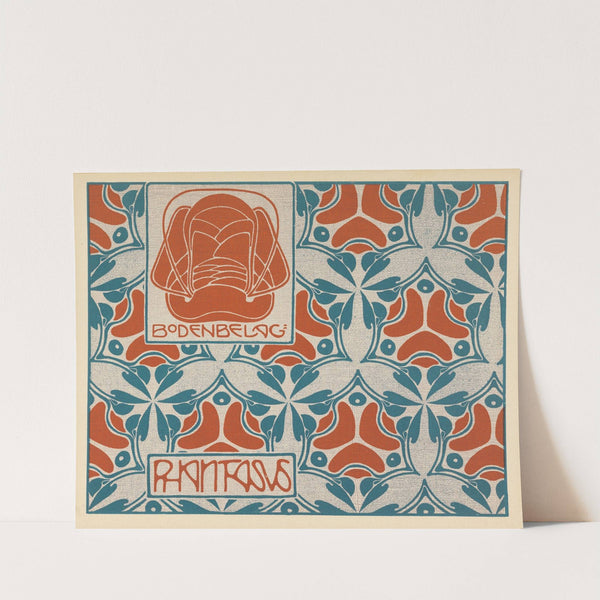 Bodenbelag; Phantasus (Phantasus Floor Covering) by Koloman Moser