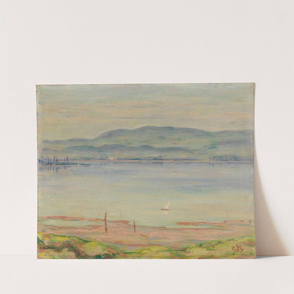 Bodenseelandschaft bei der Mettnau by Adolf Hildenbrand