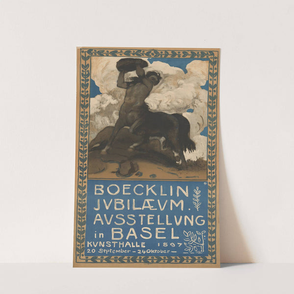 Boecklin Jubiläum. Ausstellung in Basel, Kunsthalle, 1897 by Hans Sandreuter