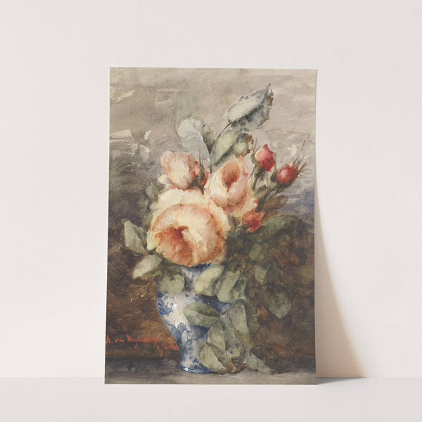 Boeket rozen in een vaas by Adrienne Jacqueline s'Jacob