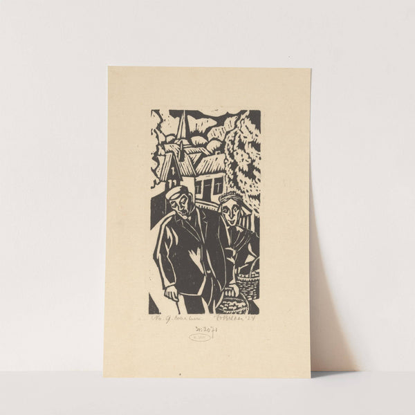 Boer en boerin (1924) by Jo Bezaan