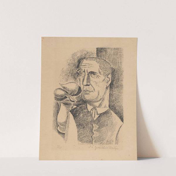 Boer op zijn zondags (Paysan endimanché) (1910) by Gustave Van de Woestijne