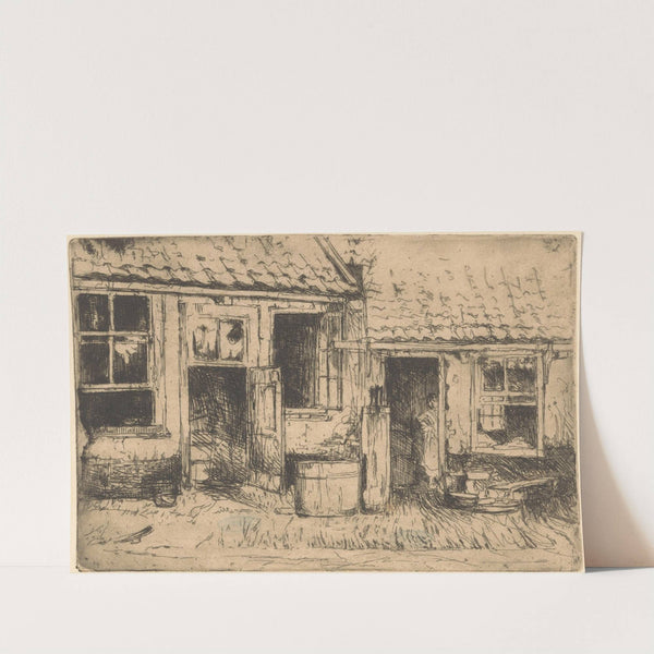 Boerderij bij Voorburg (1888-1934) by Willem Adrianus Grondhout