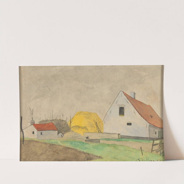 Boerderij langsheen de Gistelse Steenweg by Léon Spilliaert