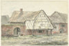 Boerderij met een muur