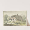 Boerderij met rieten dak by Egbert van Drielst