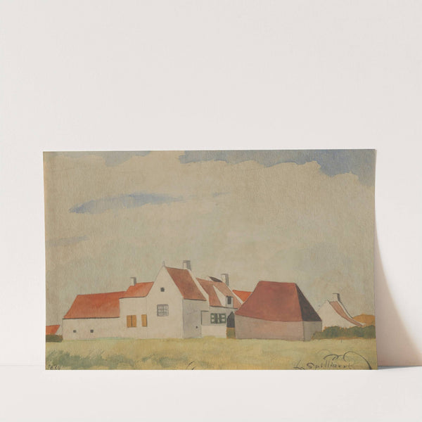 Boerderij nabij de Nukkerwijk, Sas-Slijkens by Léon Spilliaert