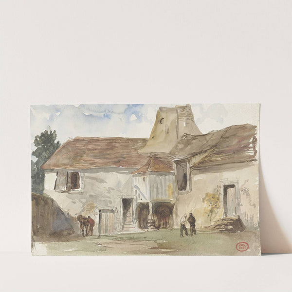 Boerderij te Guibray by Paul Huet