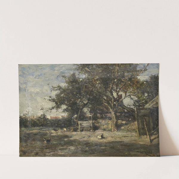 Boerenerf bij Noorden by Willem Roelofs