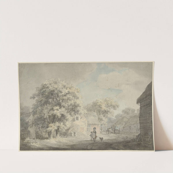 Boerenuitspanning te Overveen by Franciscus Andreas Milatz