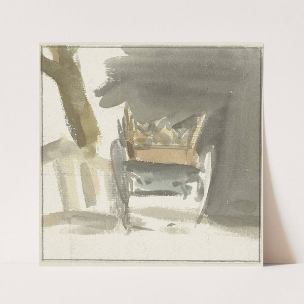 Boerenwagen, van achteren gezien (1770 - 1825) by Simon Andreas Krausz