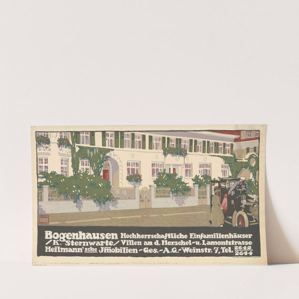 Bogenhausen Hochherrschaftliche Einfamilienhäuser. Heilmann’sche Immobilien-Gesellschaft (1910) by Ludwig Hohlwein