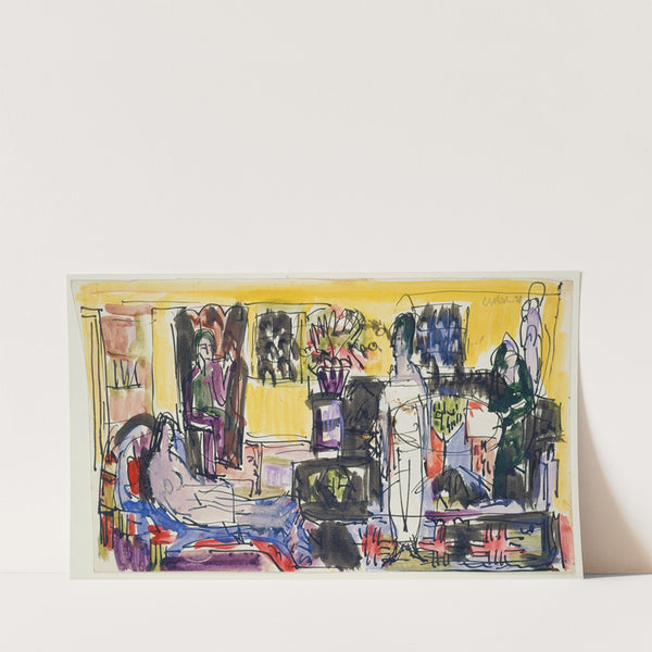 Bohème moderne (ca. 1924) by Ernst Ludwig Kirchner