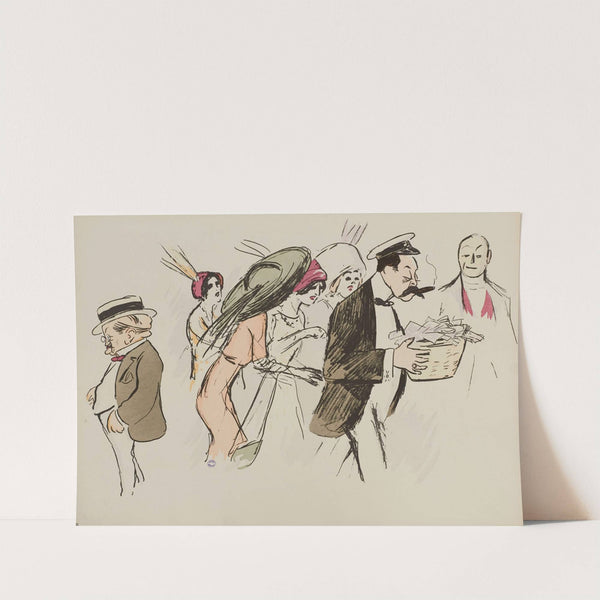 Boldini , Joël Sol, femmes (1913) by Georges Goursat (Sem)