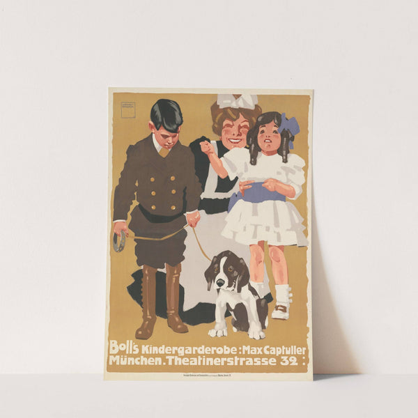 Boll’s Kindergarderobe; Max Captuller (1908) by Ludwig Hohlwein
