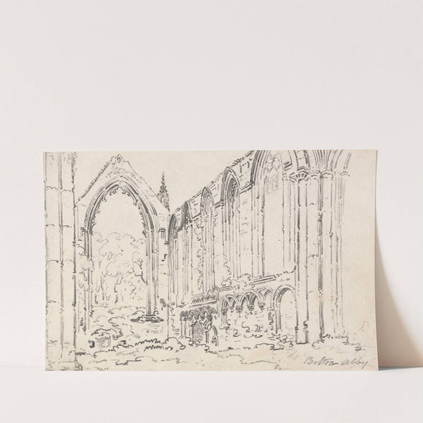 Bolton Abbey, Yorkshire by Thomas Girtin