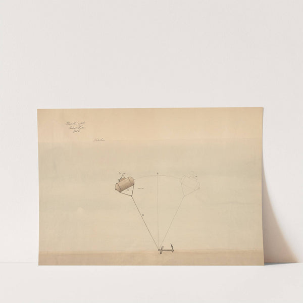 Bomb with instantaneous lock anchored by Robert Fulton