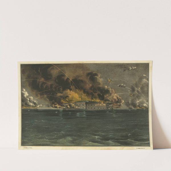 Bombardment of Fort Sumter, Charleston Harbor; 12th & 13th of April, 1861 (1861) by Currier & Ives.
