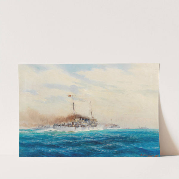 Bombardment of Palagruža in 1915 by August von Ramberg