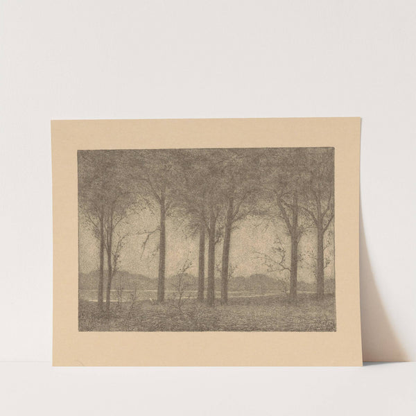 Bomen aan het water (1906) by Simon Moulijn