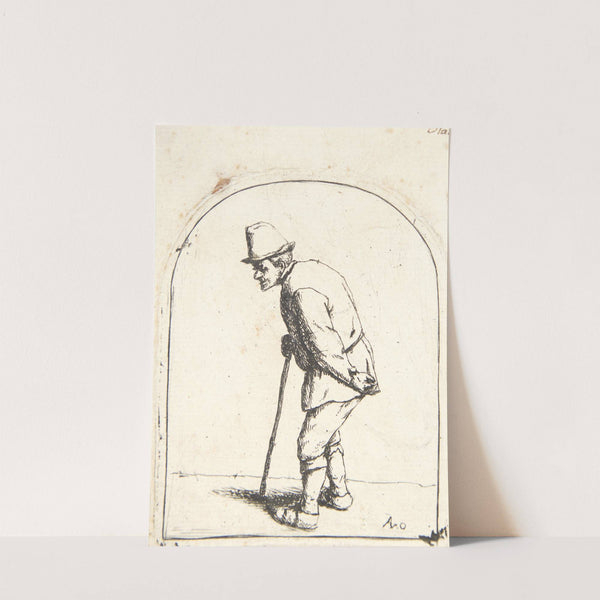 Bonde med krum ryg (1675) by Adriaen van Ostade