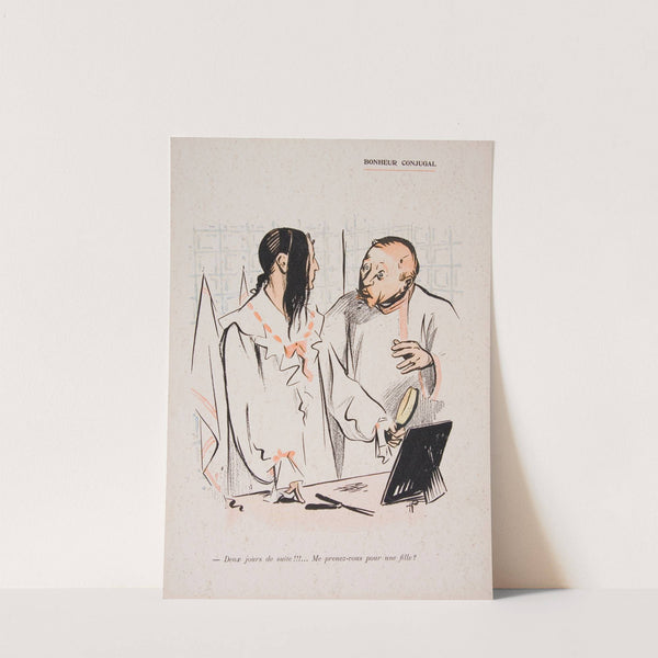 Bonheur conjugal (1902) by Hermann-Paul