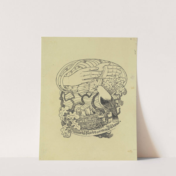 Book plate Daniela Thode (1902) by Hans Thoma