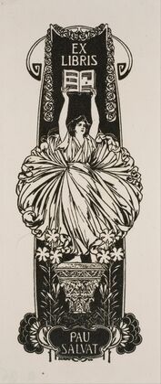 Book-plate of Pau Salvat