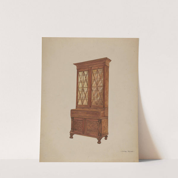 Bookcase and Writing Desk by Henry Meyers