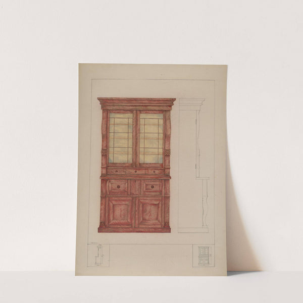 Bookcase and Writing Desk by Henry Meyers