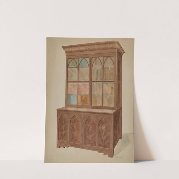 Bookcase - Gothic Type by Eileen Knox