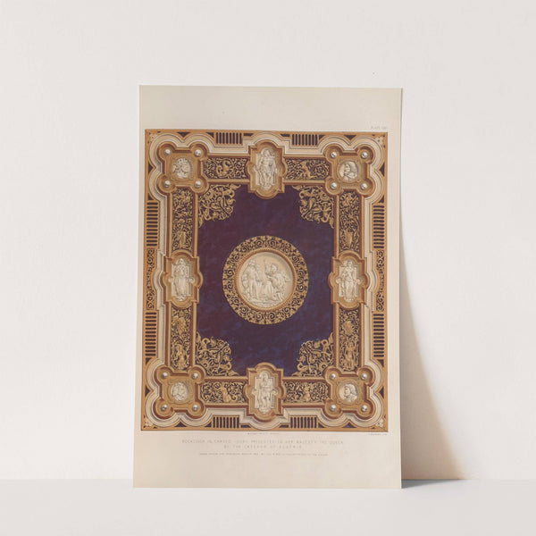 Bookcover in carved ivory presented to her majesty the queen, by the emperor of Austria by Matthew Digby Wyatt