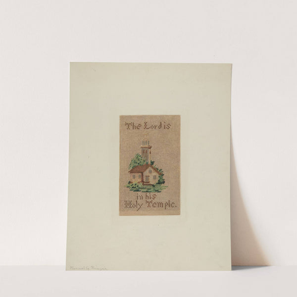 Bookmark (c. 1939) by Manuel G. Runyan