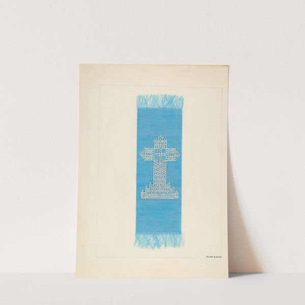 Bookmark with Design of Cardboard by Ellen Duncan