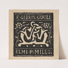 Bookplate; Elmi P. Mills by Charles Samuel Keene