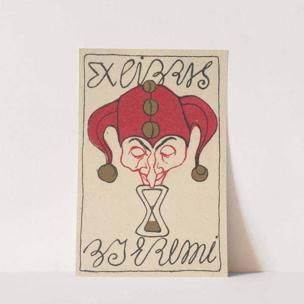 Bookplate of Bronisława Jeremi (1909) by Kazimierz Sichulski