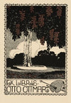 Bookplate of Otto Ottmar (1900)